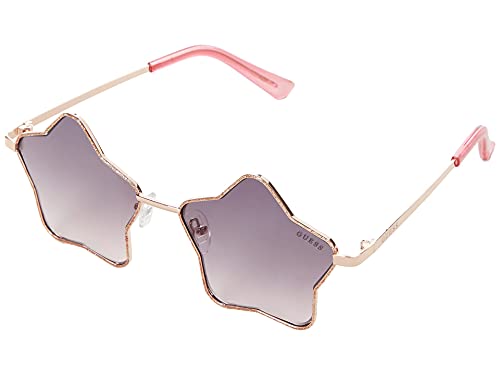 GUESS Mädchen GF4012 - Kinder Sonnenbrille Glänzendes Roségold/Verlaufendes Bordeauxrot Einheitsgröße von GUESS