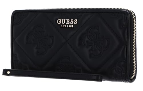 GUESS Damen Geldbörse Marieke Black Logo von GUESS