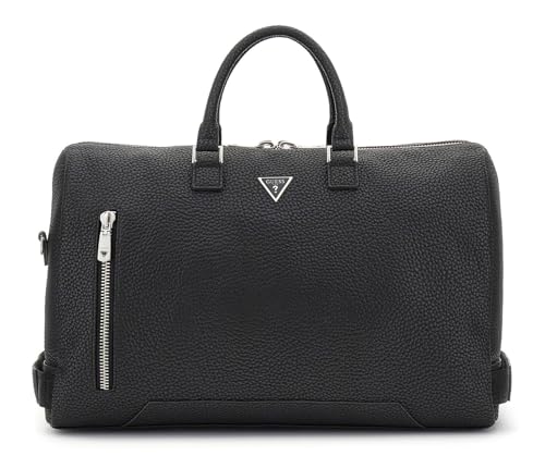 GUESS Men Torino Duffle W Vtl Zip Bag, Schwarz von GUESS