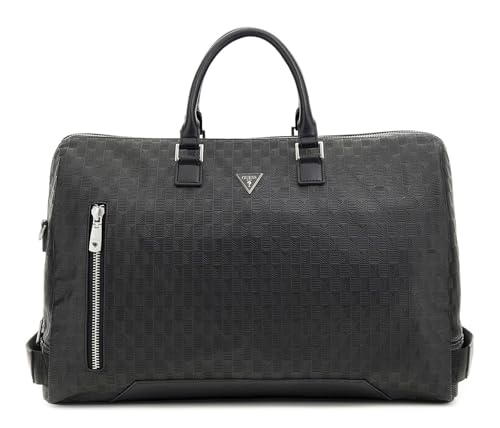 GUESS Men Torino Duffle W VTL Zip Bag, Schwarz von GUESS