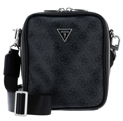 GUESS Men Vezzola Smart Zip Around Xbody Bag, Bla von GUESS