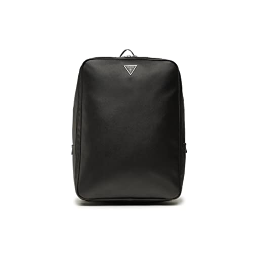 GUESS Men's Certosa Saffiano Smart Rucksack, Black von GUESS