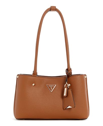 GUESS Meridian II Shoulder Satchel Bag Cognac von GUESS
