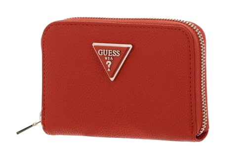 GUESS Meridian SLG Medium Zip Around Wallet Orange von GUESS