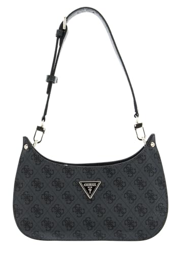 GUESS Damen Schultertasche Meridian Coal Logo von GUESS