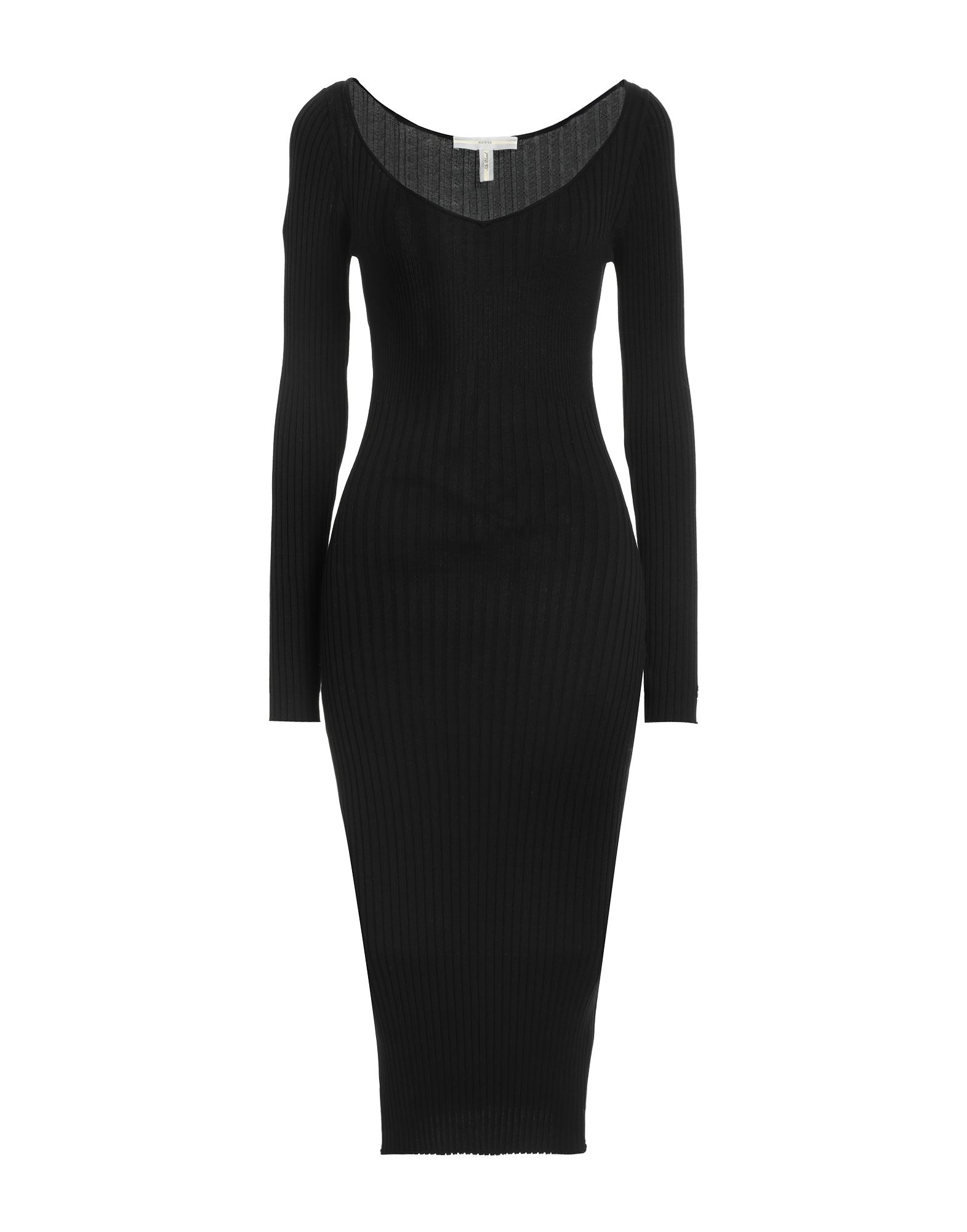 GUESS Midi-kleid Damen Schwarz GUESS Midi-kleid Damen Schwarz von GUESS