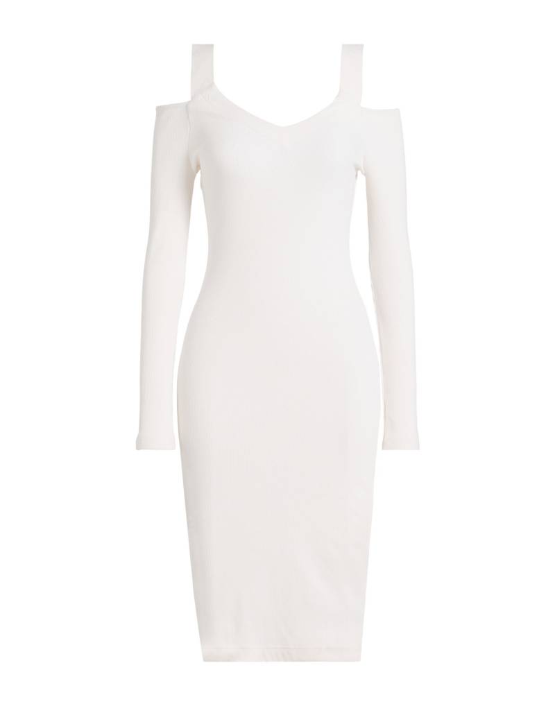 GUESS Midi-kleid Damen Weiß GUESS Midi-kleid Damen Weiß von GUESS
