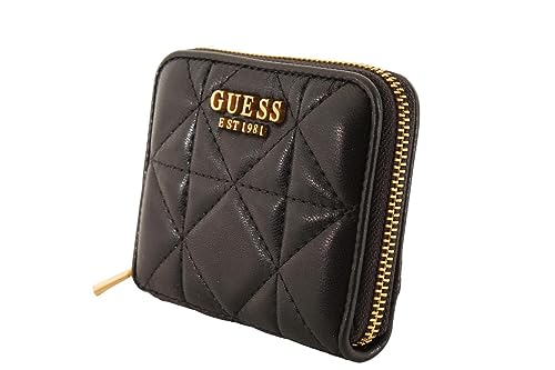 GUESS Mildred Zip Around Wallet S Black von GUESS