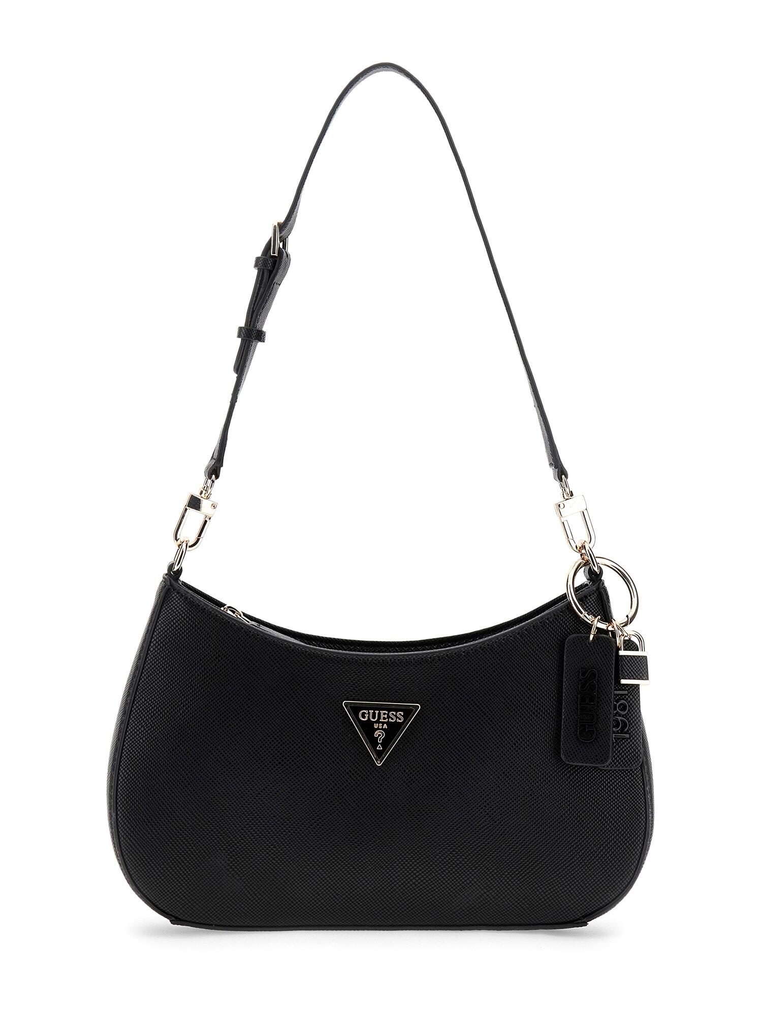GUESS - NOELLE II TOP ZIP SHOULDER BAG bla / black von GUESS