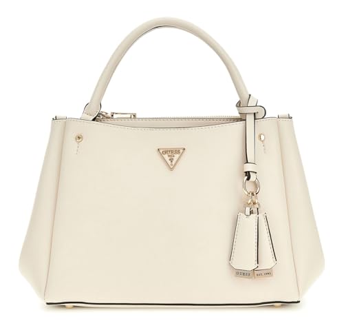 GUESS Nastra Multi Comp Satchel Cream White GUESS Nastra Multi Comp Satchel Cream White von GUESS