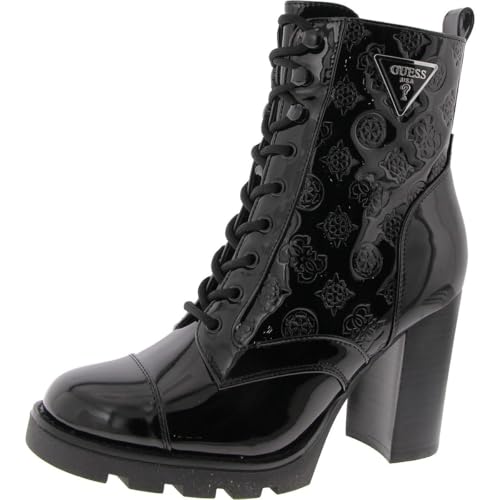 GUESS Neady Lackstiefel, Schwarz 004, 9.5 von GUESS