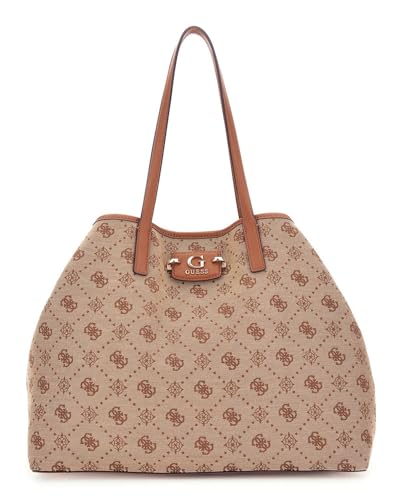 GUESS Neda Large 2 In 1 Tote Bag L Latte Logo von GUESS
