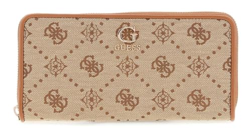 GUESS Neda SLG Large Zip Around Wallet L Latte Logo GUESS Neda SLG Large Zip Around Wallet L Latte Logo von GUESS