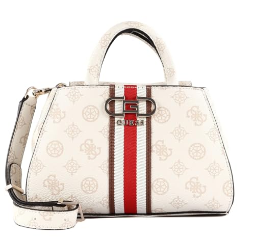 GUESS Nelka Mini Satchel Cream Logo von GUESS