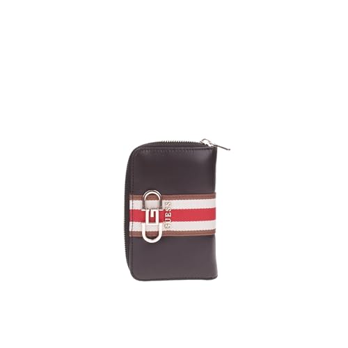 GUESS Nelka SLG Medium Zip Around Wallet Black von GUESS