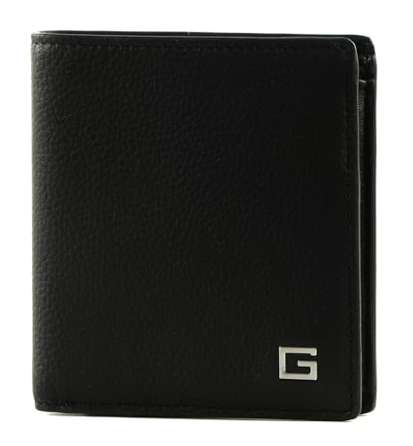 GUESS New Zurigo Small Billfold with Coin Pocket Black von GUESS