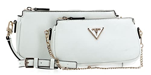 GUESS Noelle, DBL Pouch Crossbody, weiß(white), Gr. - von GUESS