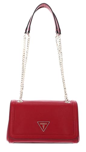 GUESS Noelle Covertible Xbody Flap Bag Red von GUESS