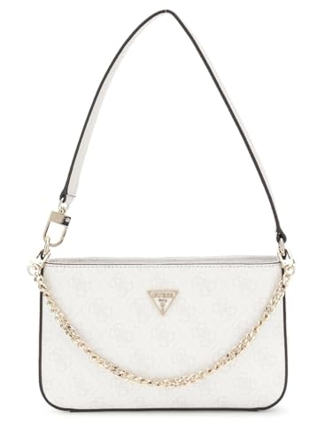 GUESS Noelle II Mini Top Zip Shoulder Bag White Logo von GUESS