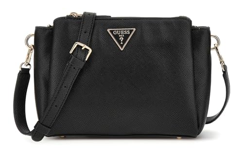 GUESS Noelle II Tri Comp Crossbody Bag Black GUESS Noelle II Tri Comp Crossbody Bag Black von GUESS