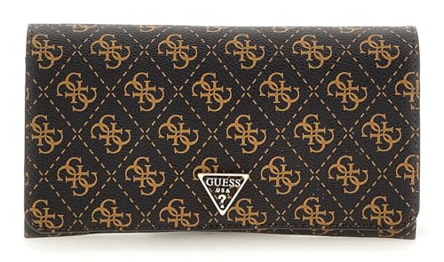 GUESS Noelle II Xbody Flap Organizer Brown Logo von GUESS