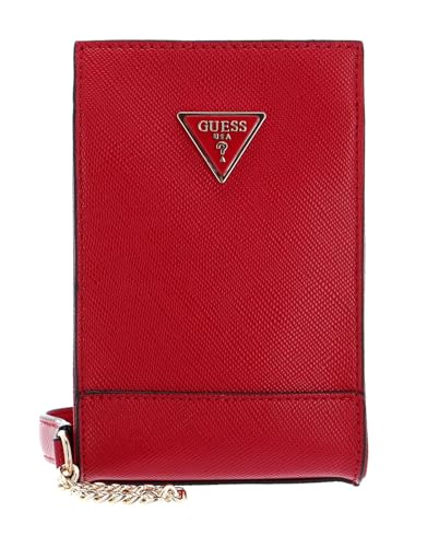 GUESS Noelle Mini Chit Chat Phone Bag Roman Red von GUESS