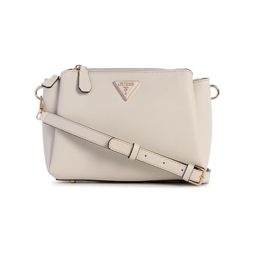 GUESS Noelle Tri Compartment Crossbody Bag Bone von GUESS