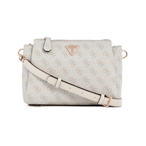 GUESS Noelle Tri Compartment Crossbody Bone Logo von GUESS