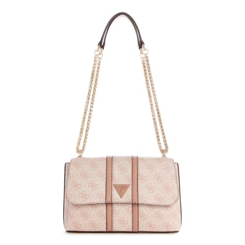 GUESS Noreen Logo Convertible Crossbody Flap Dusty Rose Logo von GUESS