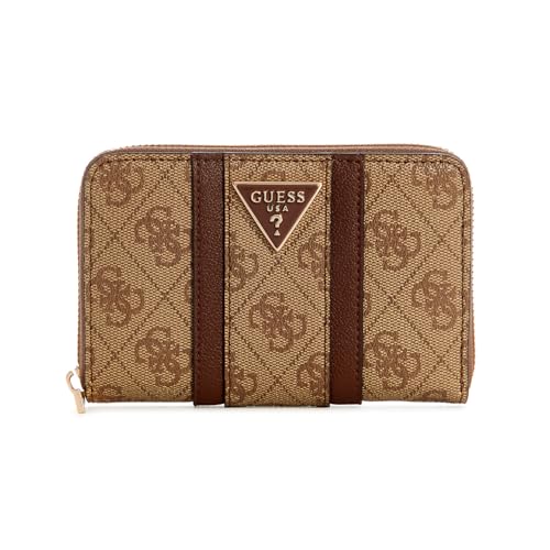 GUESS Noreen SLG Zip Around Wallet M Latte Logo/Brown GUESS Noreen SLG Zip Around Wallet M Latte Logo/Brown von GUESS
