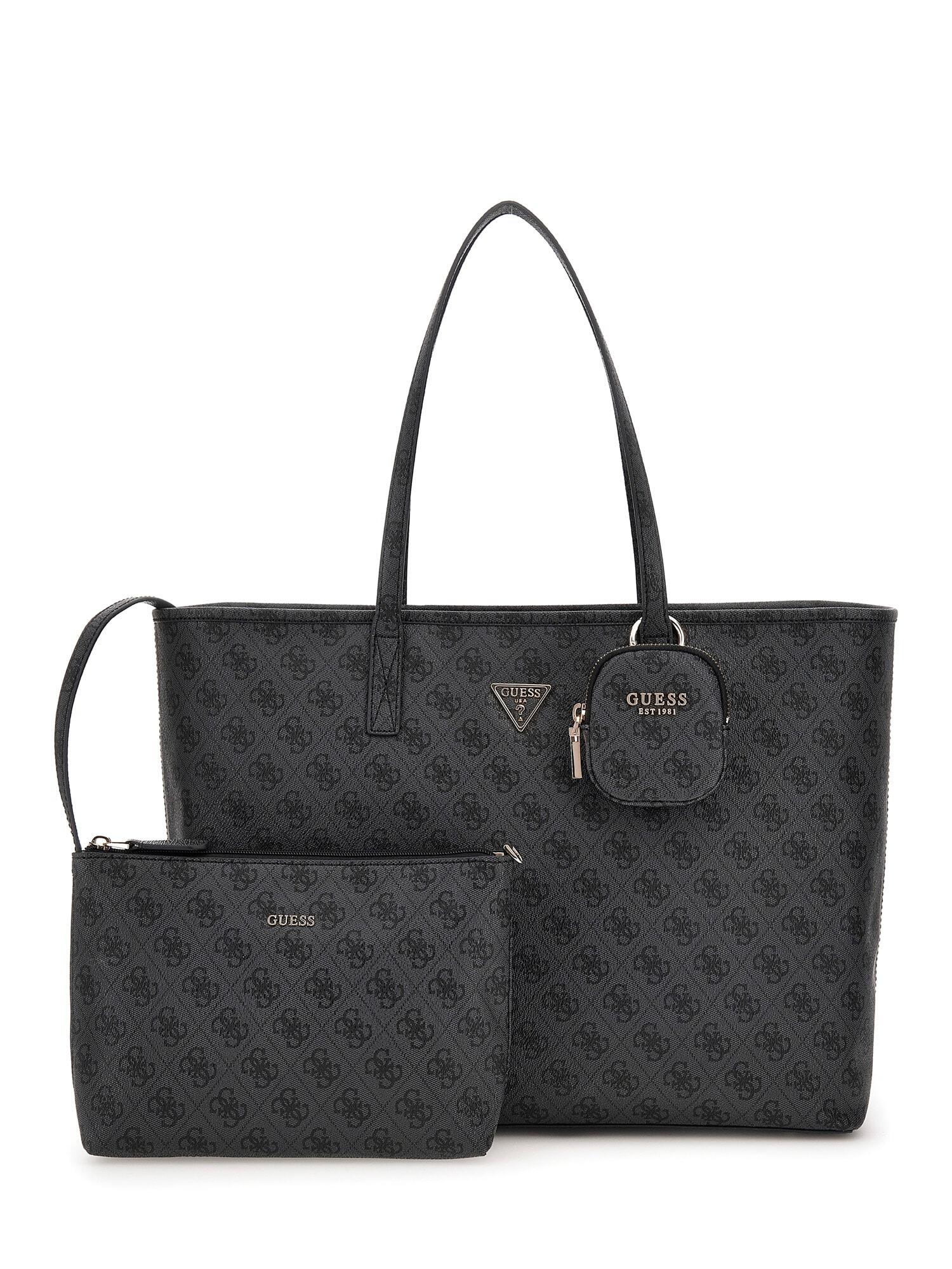 GUESS - POWER PLAY II LARGE TECH TOTE clo / coal logo von GUESS