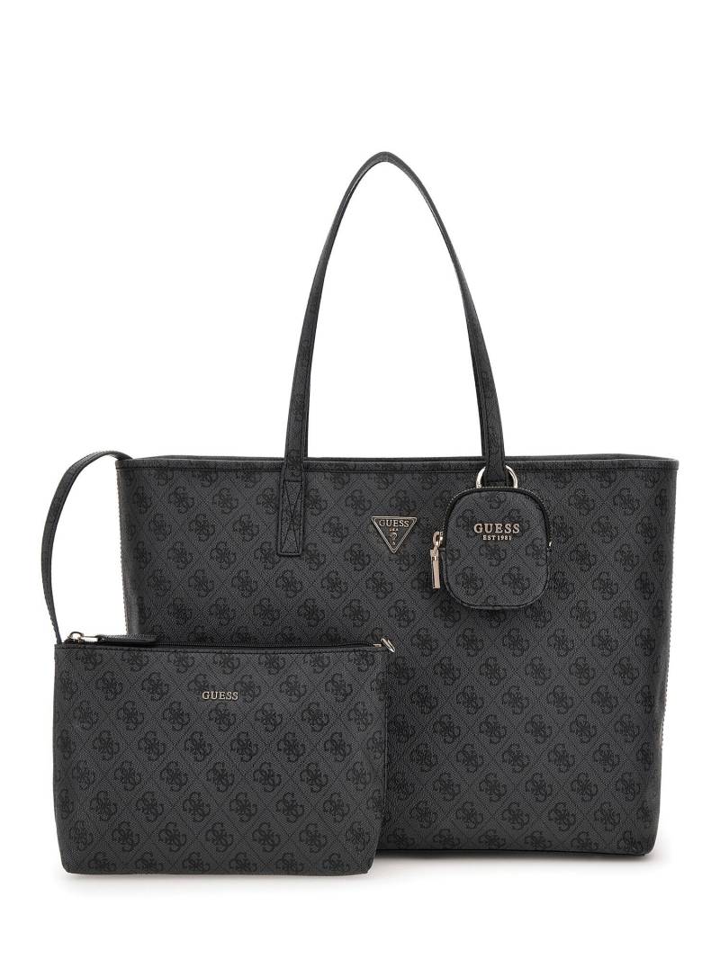 GUESS - POWER PLAY II LARGE TECH TOTE clo / coal logo von GUESS