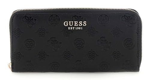 GUESS Phoebe SLG Large Zip Around Wallet L Black Logo GUESS Phoebe SLG Large Zip Around Wallet L Black Logo von GUESS