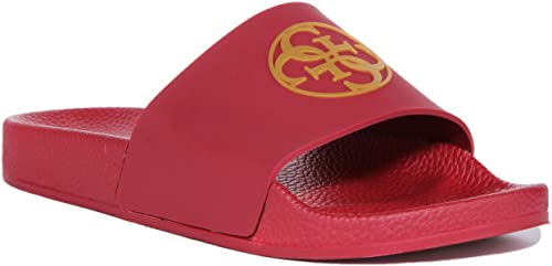 GUESS Pool Slide E2GZ01BB00FG011 Sandalen, Herbstgewürze, 39 EU von GUESS