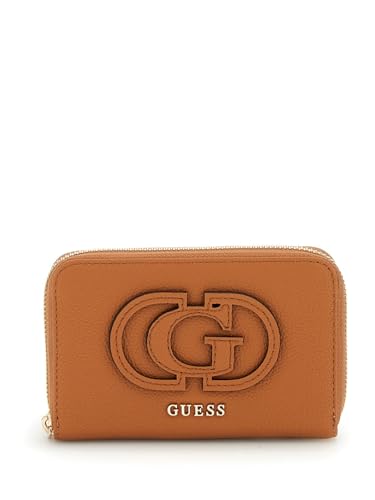 GUESS Calebra SLG Medium Zip Around Wallet M Cognac von GUESS