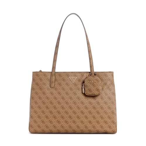 GUESS Power Play Tech Tote Latte Logo von GUESS
