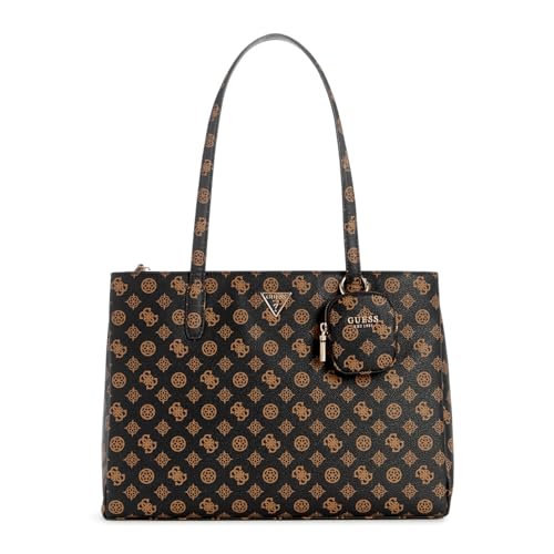 GUESS Power Play Tech Tote Mocha Logo von GUESS