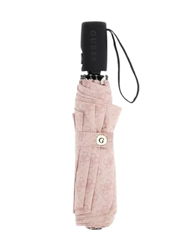 GUESS Regenschirm Open-Close Umbrella Rose Logo rosa von GUESS