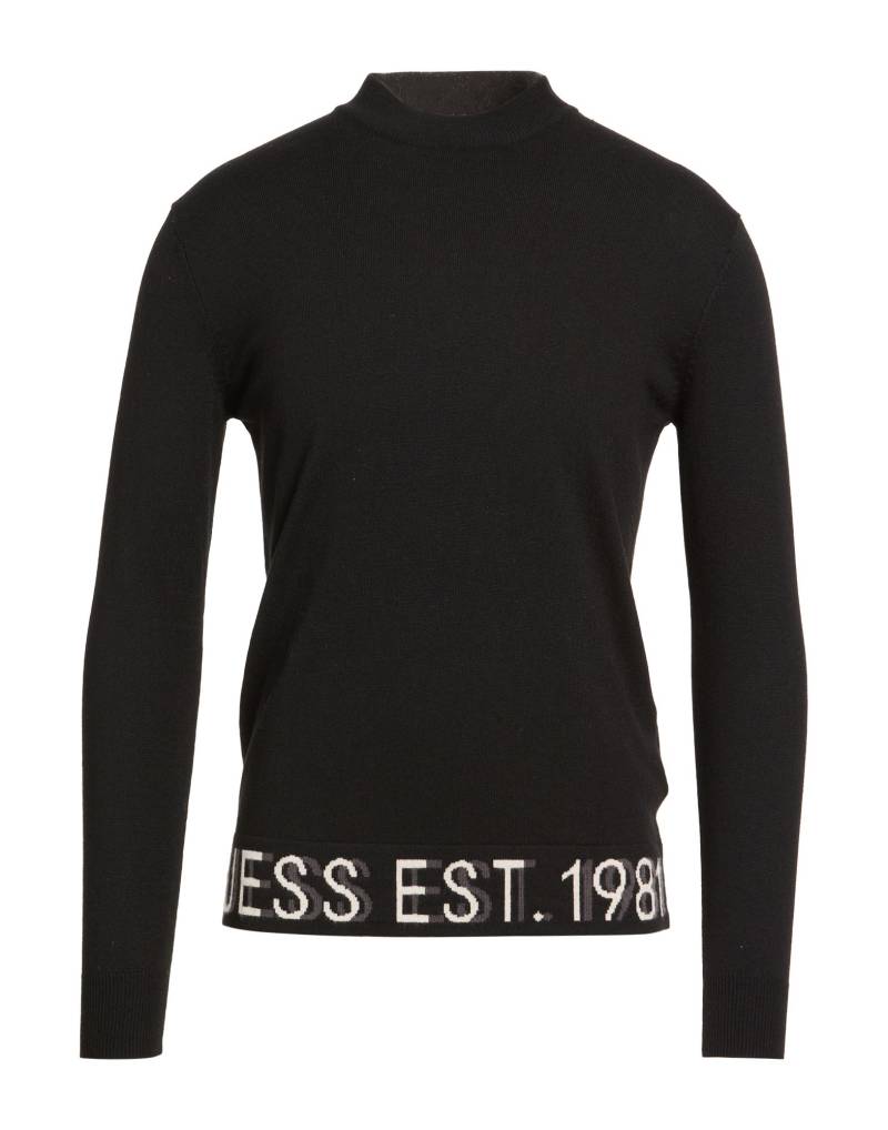 GUESS Rollkragenpullover Herren Schwarz von GUESS