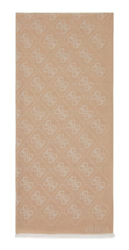 GUESS Ruma Jacquard Scarf White Logo von GUESS