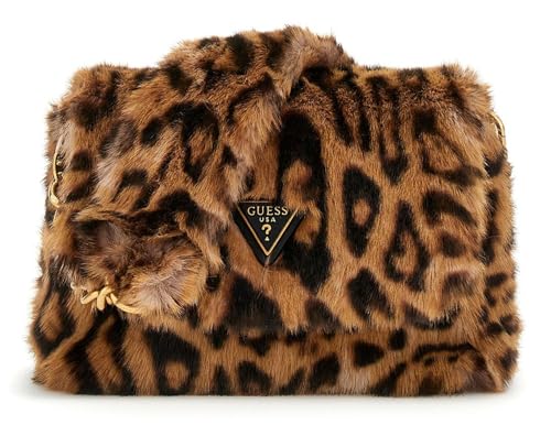 GUESS Samia Flap Shoulder Bag Leopard von GUESS