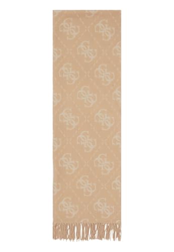 GUESS Scarf 70 x 190 Latte Logo von GUESS