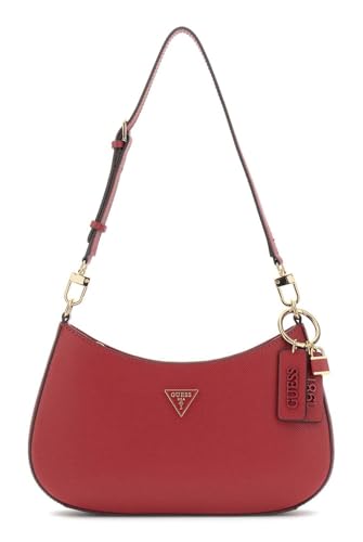 GUESS Schultertasche Noelle II Top Zip Shoulder Bag Garnet dunkelrot von GUESS
