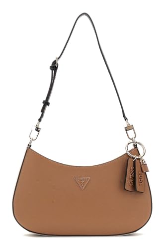 GUESS Schultertasche Noelle II Top Zip Shoulder Bag Tan Multi taupe von GUESS