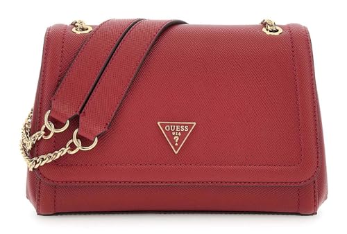 GUESS Schultertasche Umhängetasche Noelle II Convertible Xbody Flap Bag Garnet dunkelrot GUESS Schultertasche Umhängetasche Noelle II Convertible Xbody Flap Bag Garnet dunkelrot von GUESS