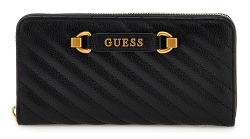 GUESS Sela SLG Zip Around L Black von GUESS