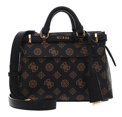 GUESS Sestri Logo Mini Satchel Mocha Logo von GUESS