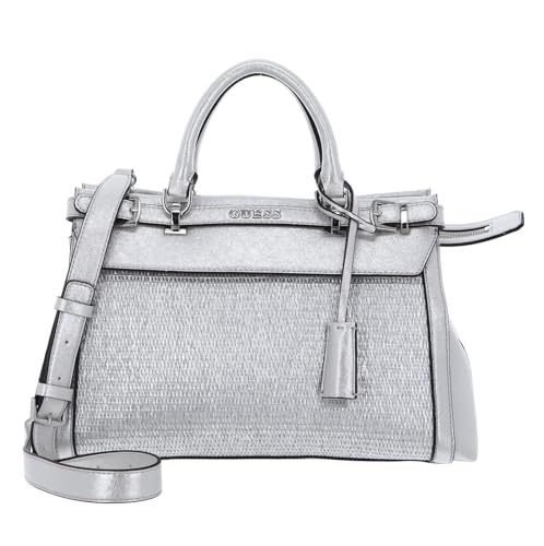 GUESS Sestri Luxury Satchel Silver von GUESS