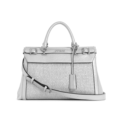 GUESS Sestri Luxury Satchel Silver von GUESS