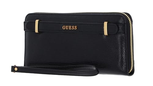 GUESS Sestri SLG Zip Around Wallet L Black von GUESS